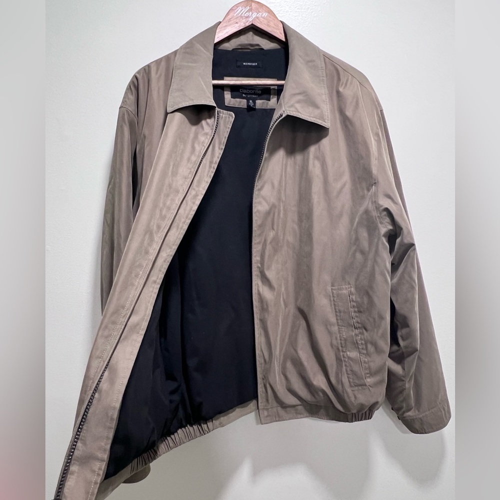 Claiborne Outerwear Vintage Men’s Khaki Jacket with Thermolite, Size XL - Picture 3 of 10